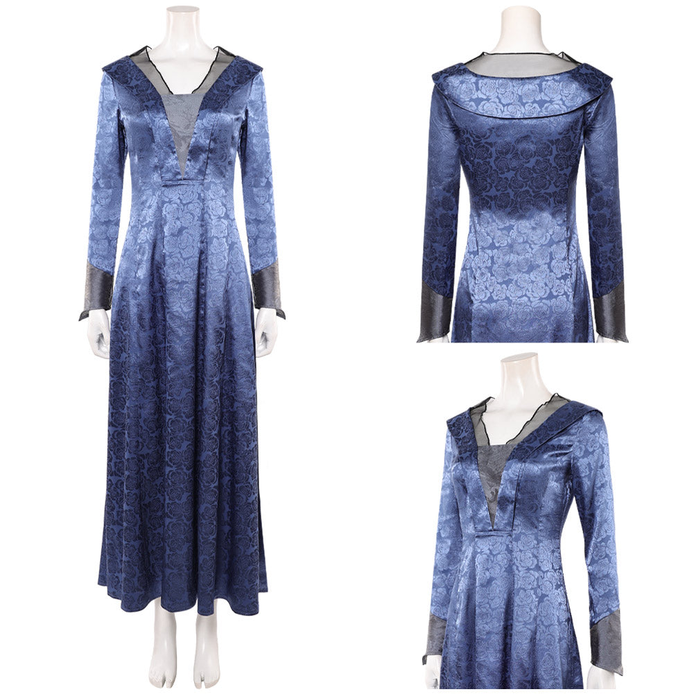 Helaena Targaryen blau Kostüm Set House of the Dragon Helaena Cosplay Outfit