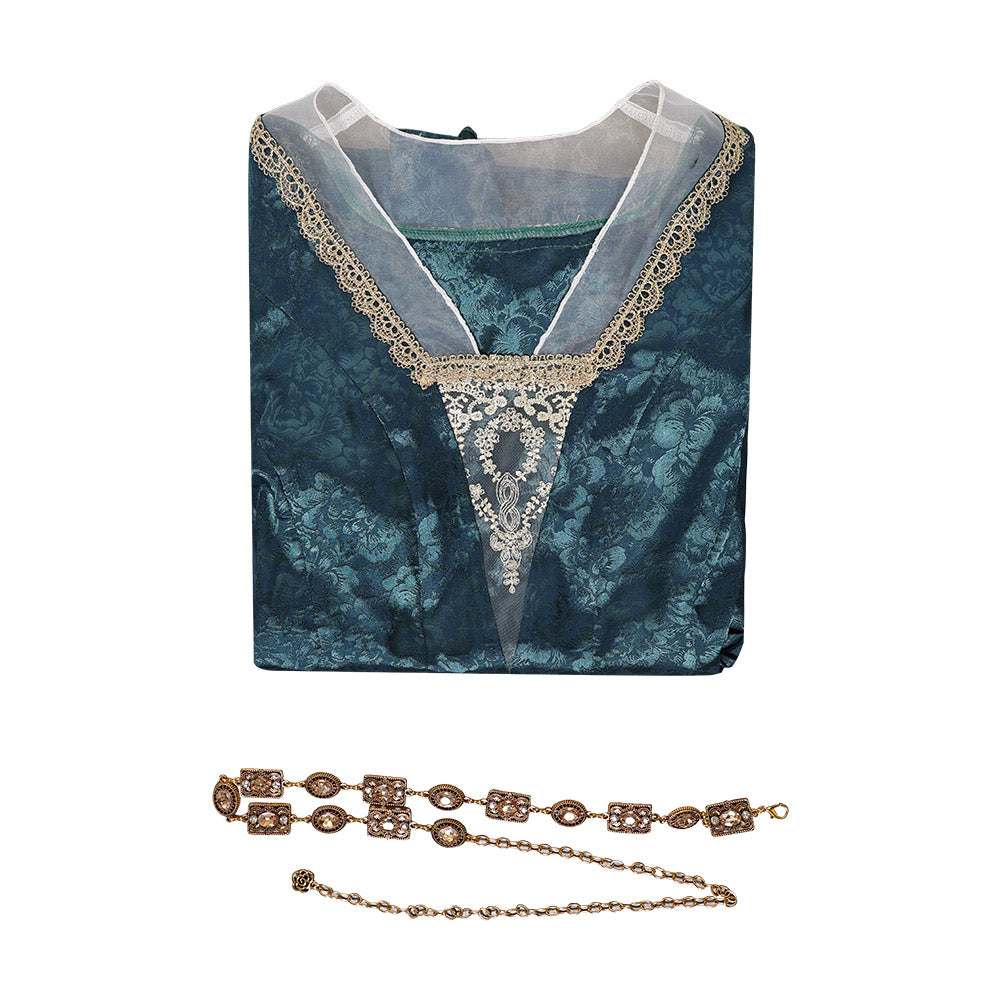 Helaena Targaryen grün Kleid House of The Dragon Helaena Cosplay Outfit