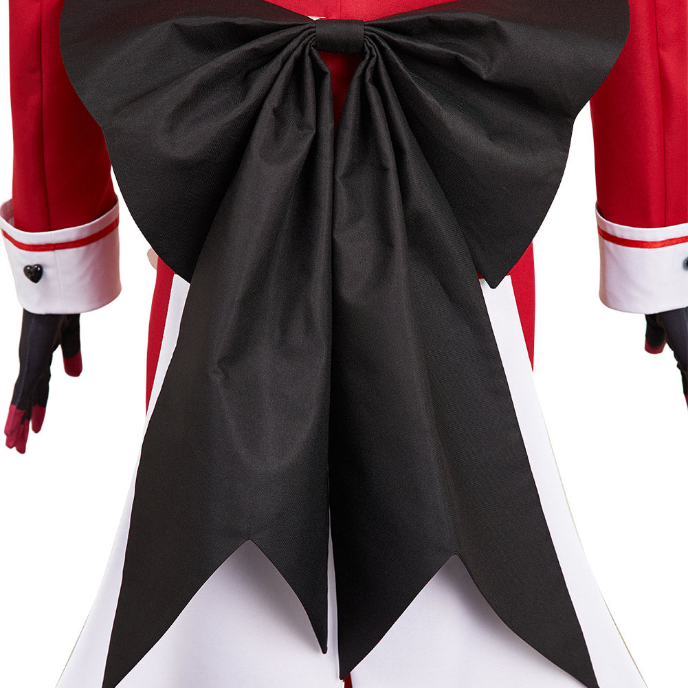 Hellaverse Alastor rot Kostüm Set Hazbin Hotel 2025 Alastor Cosplay Outfits