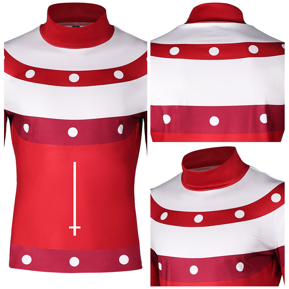 Helluva Boss Blitzo rot Shirt Cosplay Outfits