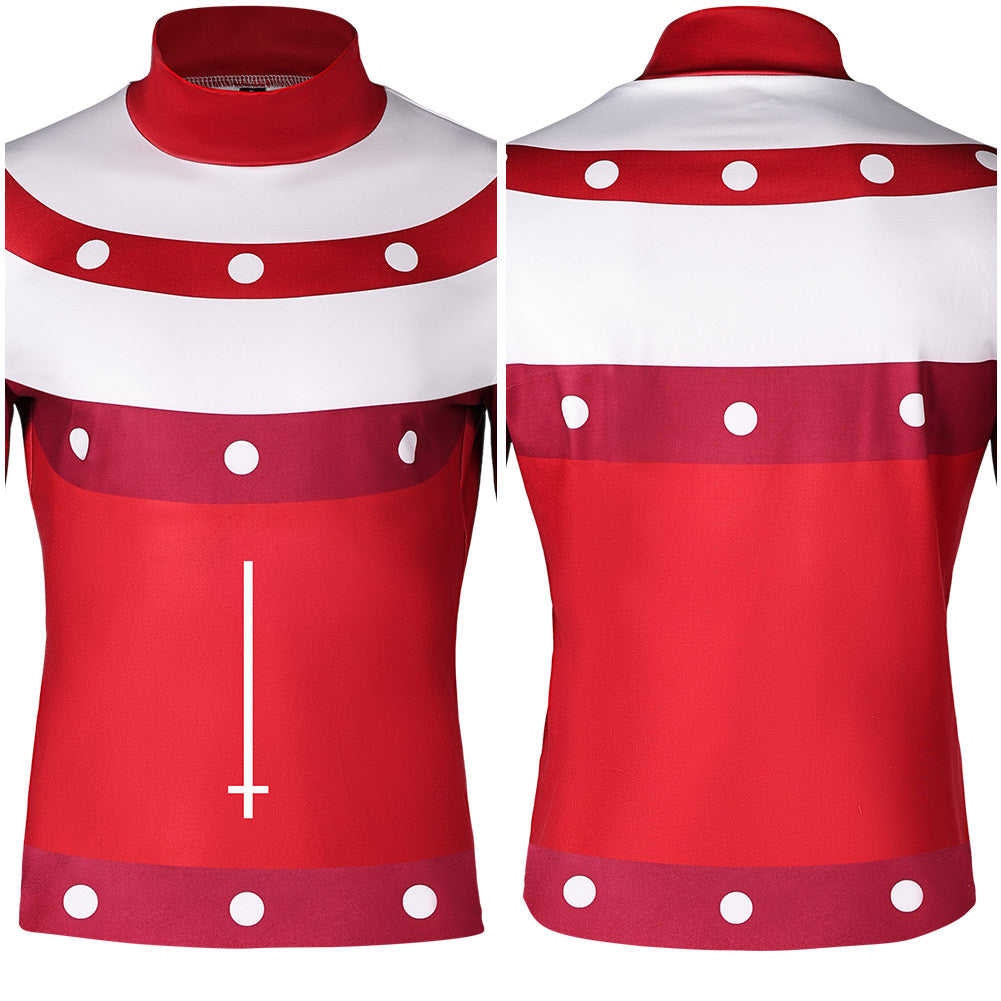 Helluva Boss Blitzo rot Shirt Cosplay Outfits