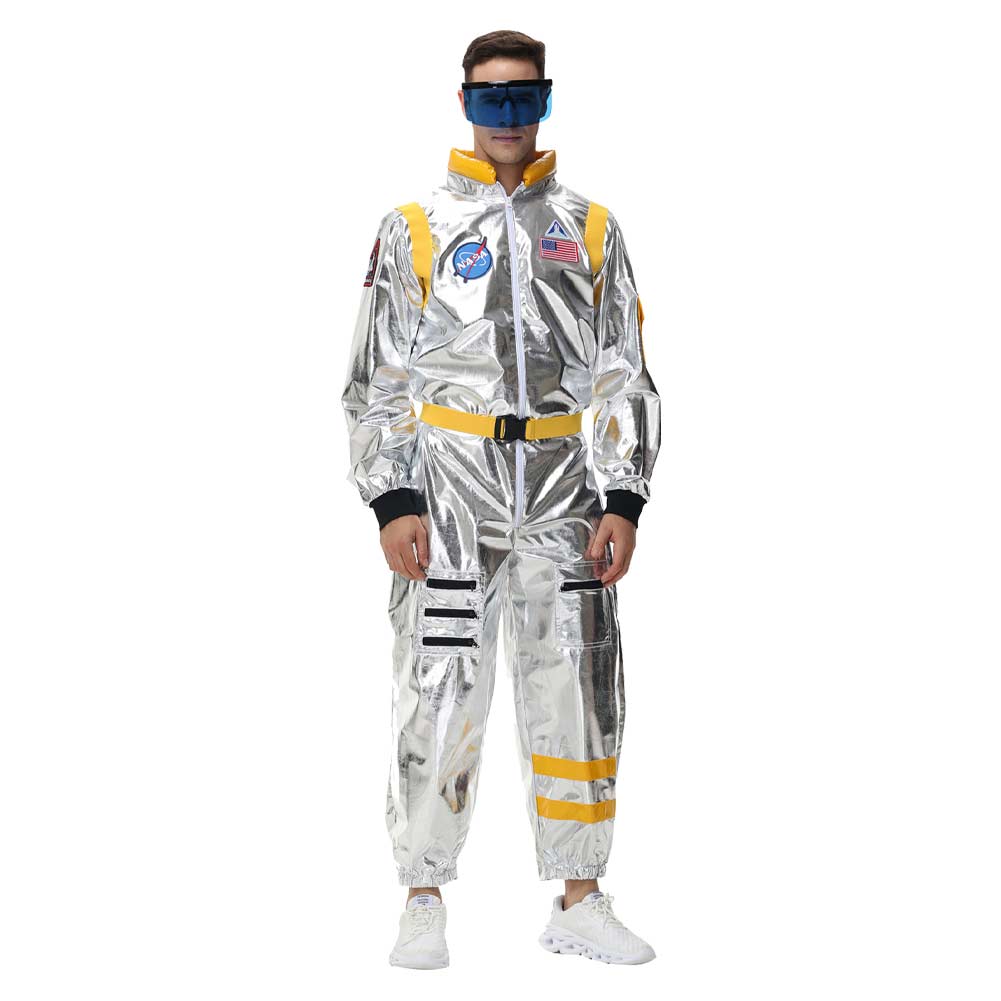 Herren Cosplay Kostüm Outfits Halloween Karneval Anzug Astronaut