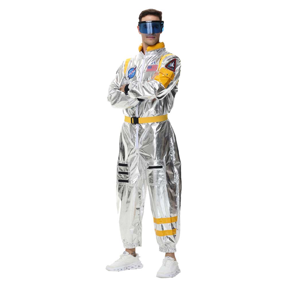 Herren Cosplay Kostüm Outfits Halloween Karneval Anzug Astronaut