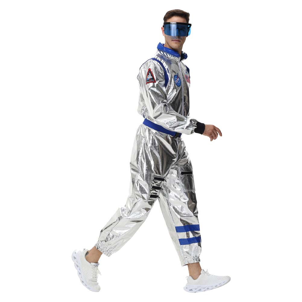 Herren Cosplay Kostüm Outfits Halloween Karneval Anzug Astronaut