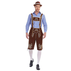 Herren Deutsch Bayerisch München Bierfest Oktoberfest Cosplay Kostüm Outfits Halloween Karneval Anzug