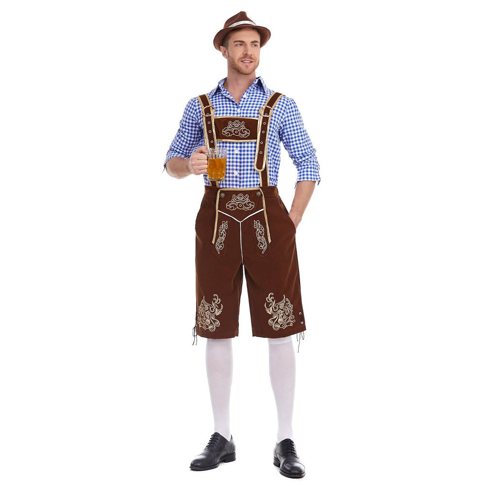 Herren Deutsch Bayerisch München Bierfest Oktoberfest Cosplay Kostüm Outfits Halloween Karneval Anzug