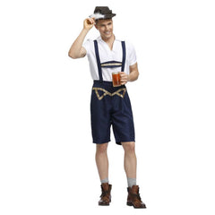 Herren Münchener Bierfest Deutsch Bayerisches Kostüm Cosplay Kostüm Outfits Halloween Faschingskostüm