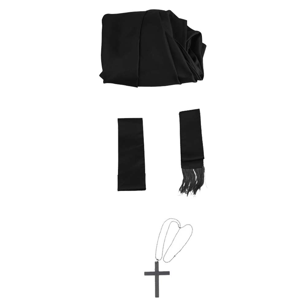 Herren Priester Cosplay Kostüm Outfits Halloween Karneval Anzug