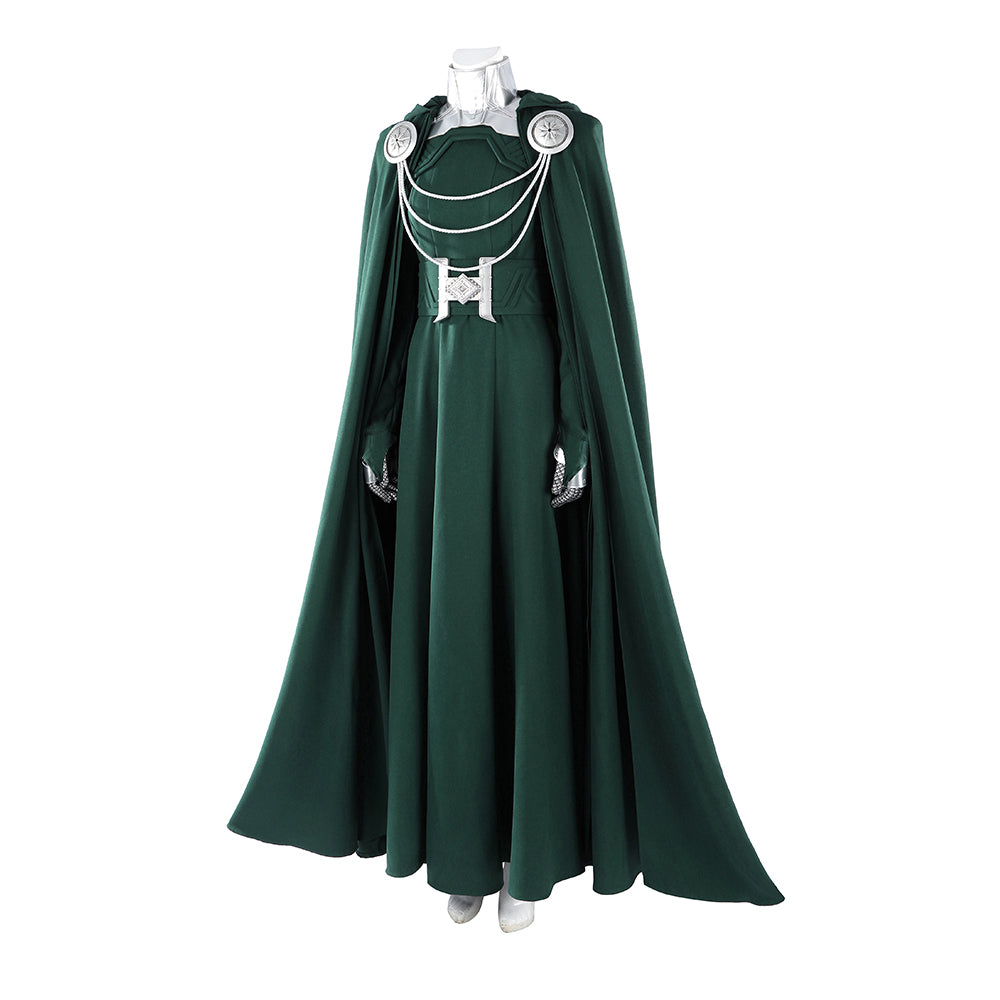 Hexe Latveria grün Kostüm Set Avengers: Doomsday Latveria Cosplay Outfit