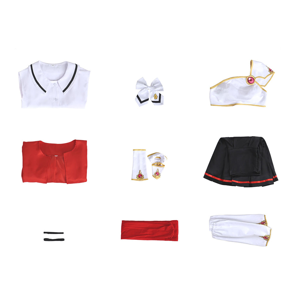 Hikaru Shidou rot Kostüm Set Magic Knight Rayearth Hikaru Shidou Cosplay Outfit