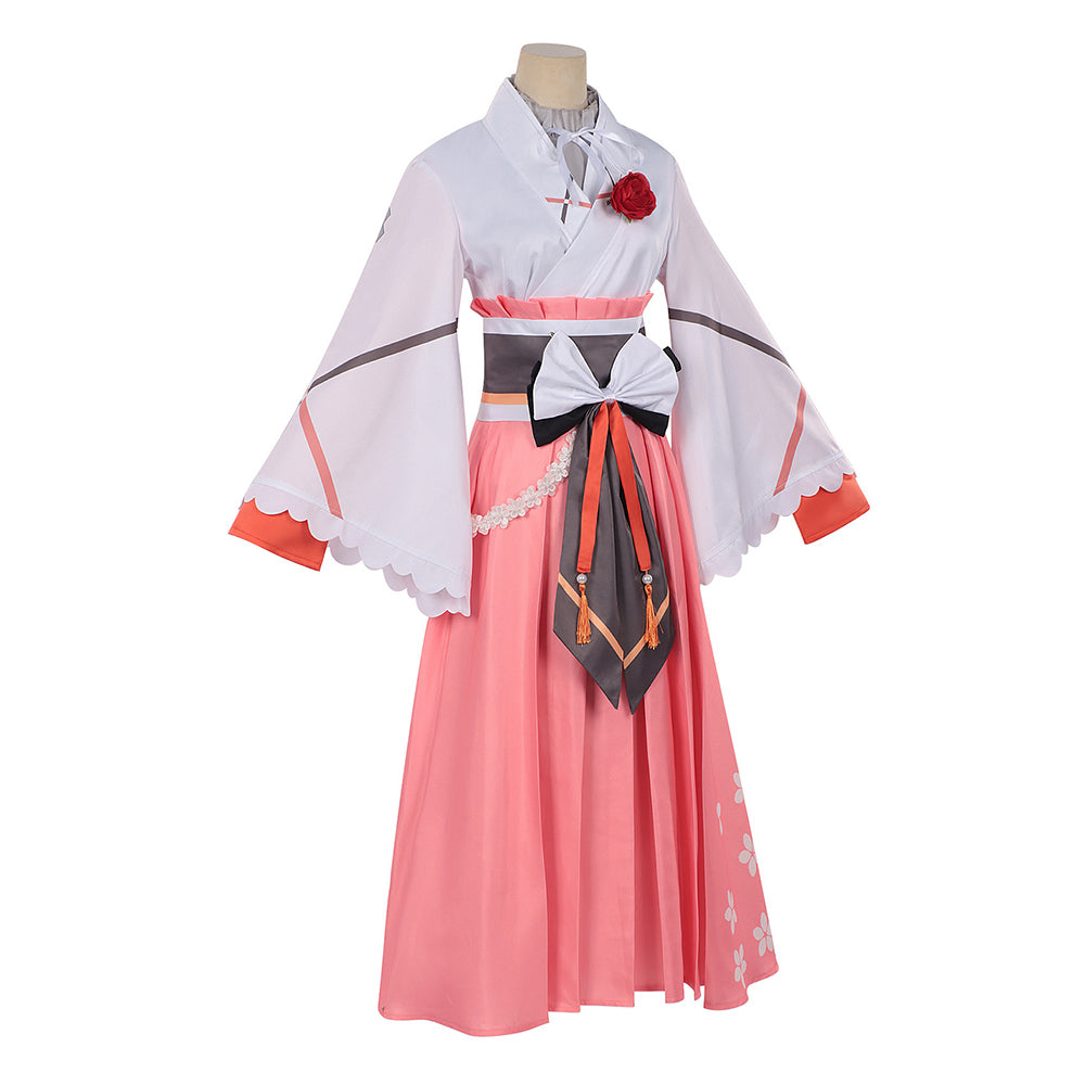 Hinagiku Kayo Kimono Agents of the Four Seasons Hinagiku Cosplay Outfit