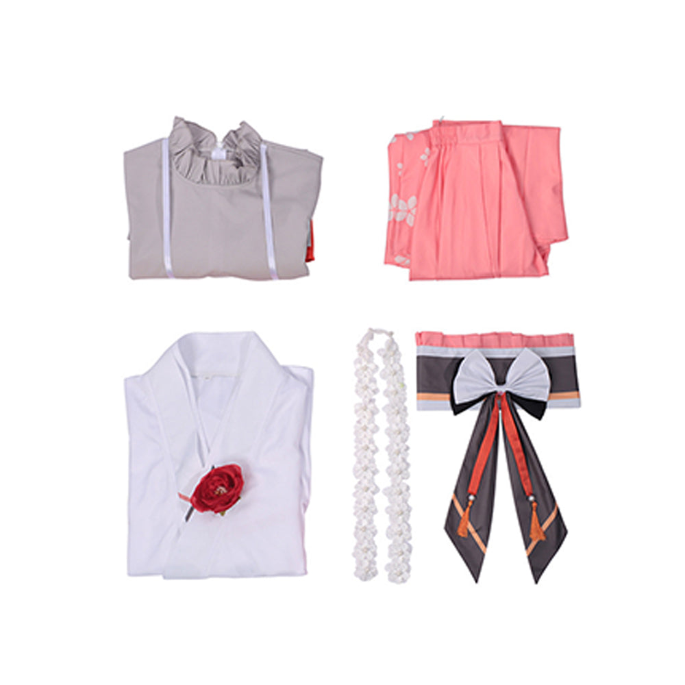 Hinagiku Kayo Kimono Agents of the Four Seasons Hinagiku Cosplay Outfit