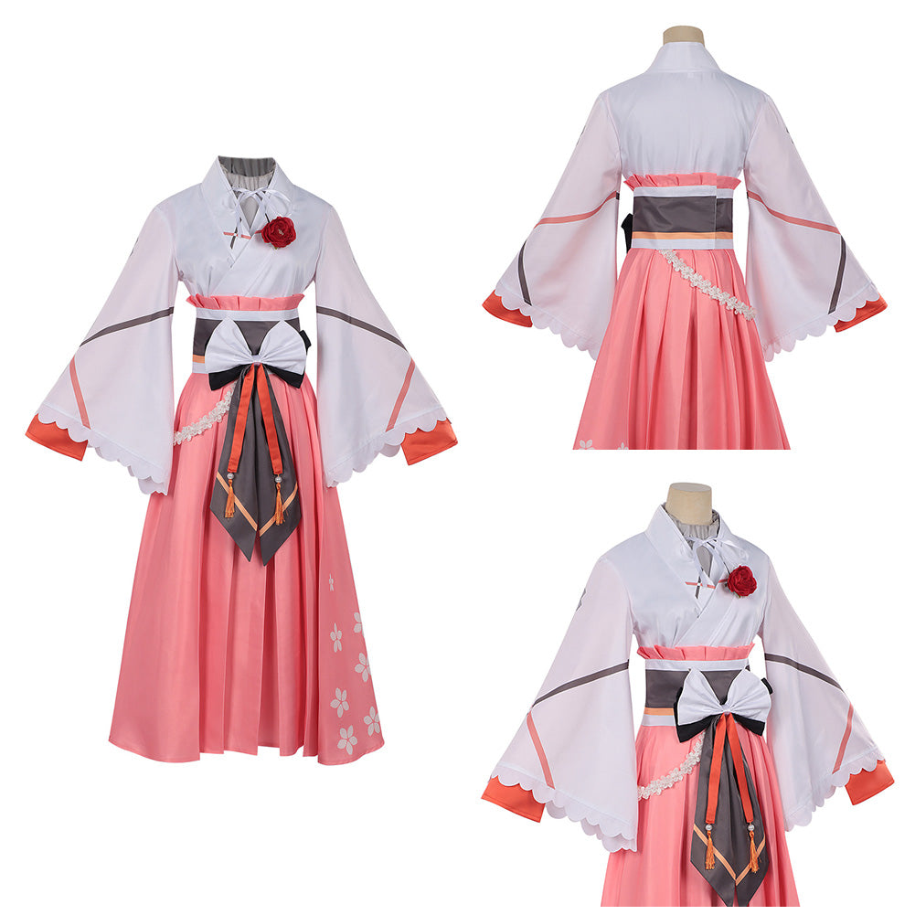 Hinagiku Kayo Kimono Agents of the Four Seasons Hinagiku Cosplay Outfit