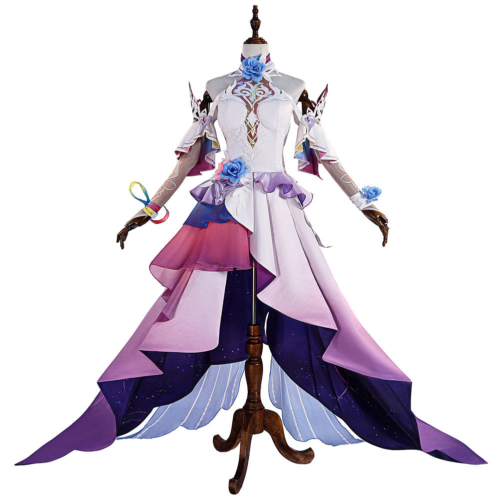 Honkai: Star Rail Cyrene Cosplay Kostüm Set Halloween Karneval Outfits	