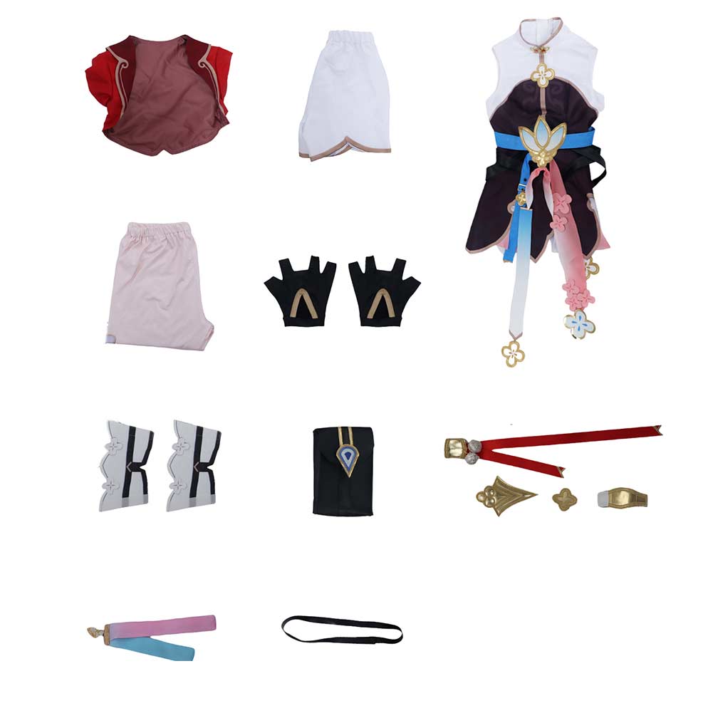 Honkai: Star Rail March 7th rot Kostüm Set Cosplay Outfits