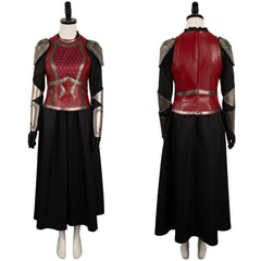 House of the Dragon Cosplay Prinzess Rhaenys rot Outfits Halloween Karneval Kleid