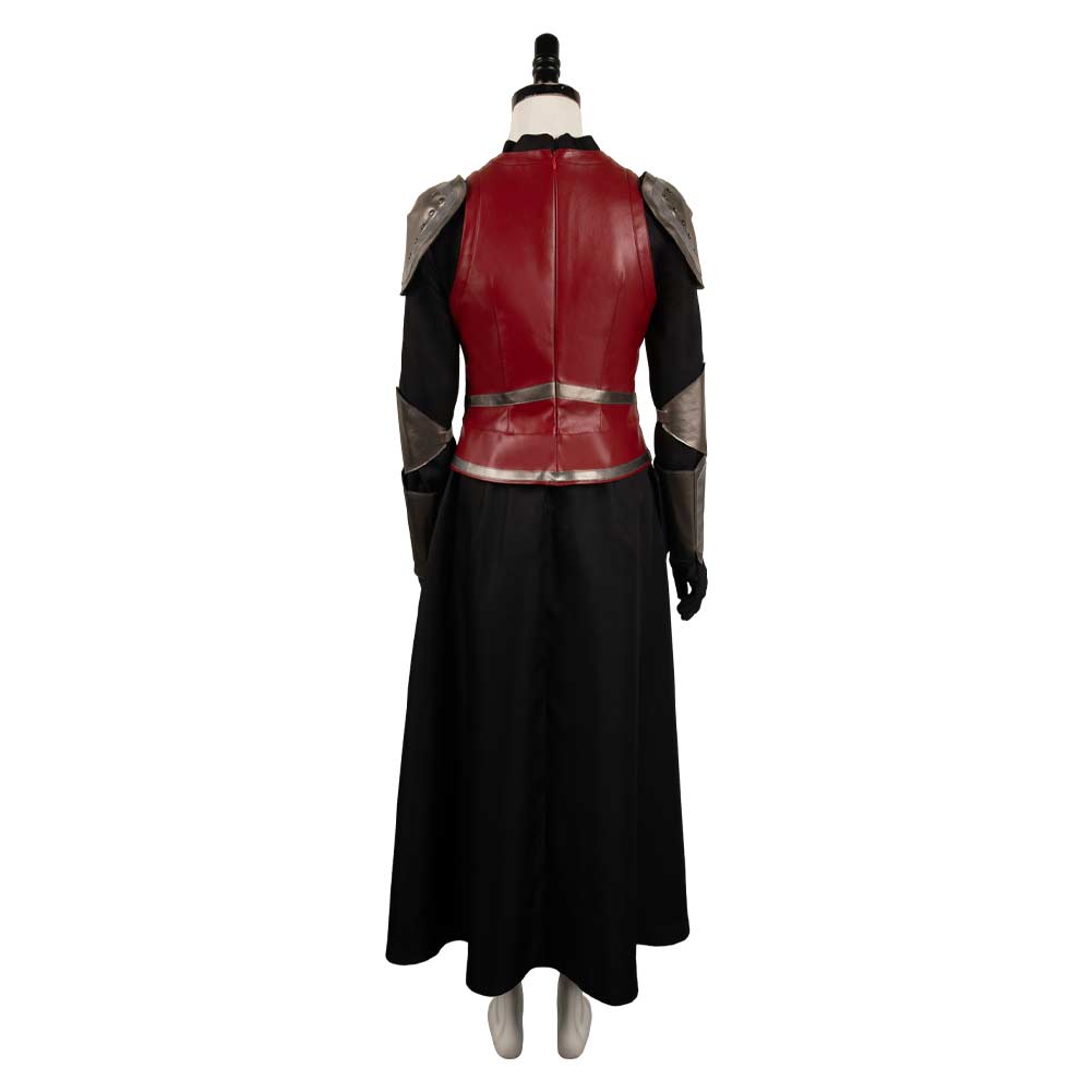 House of the Dragon Cosplay Prinzess Rhaenys rot Outfits Halloween Karneval Kleid