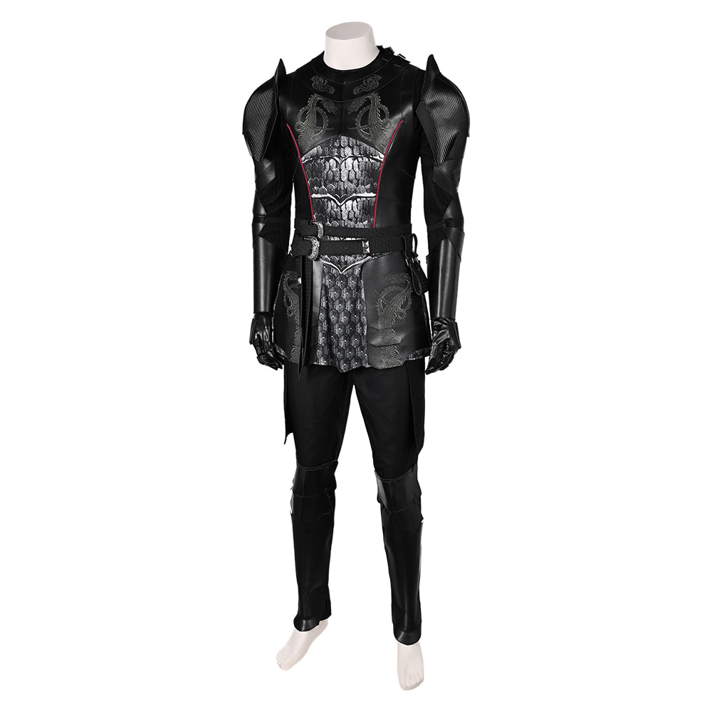 House Of The Dragon Daemon Targaryen Schwarz Outfits Cosplay Kostüm