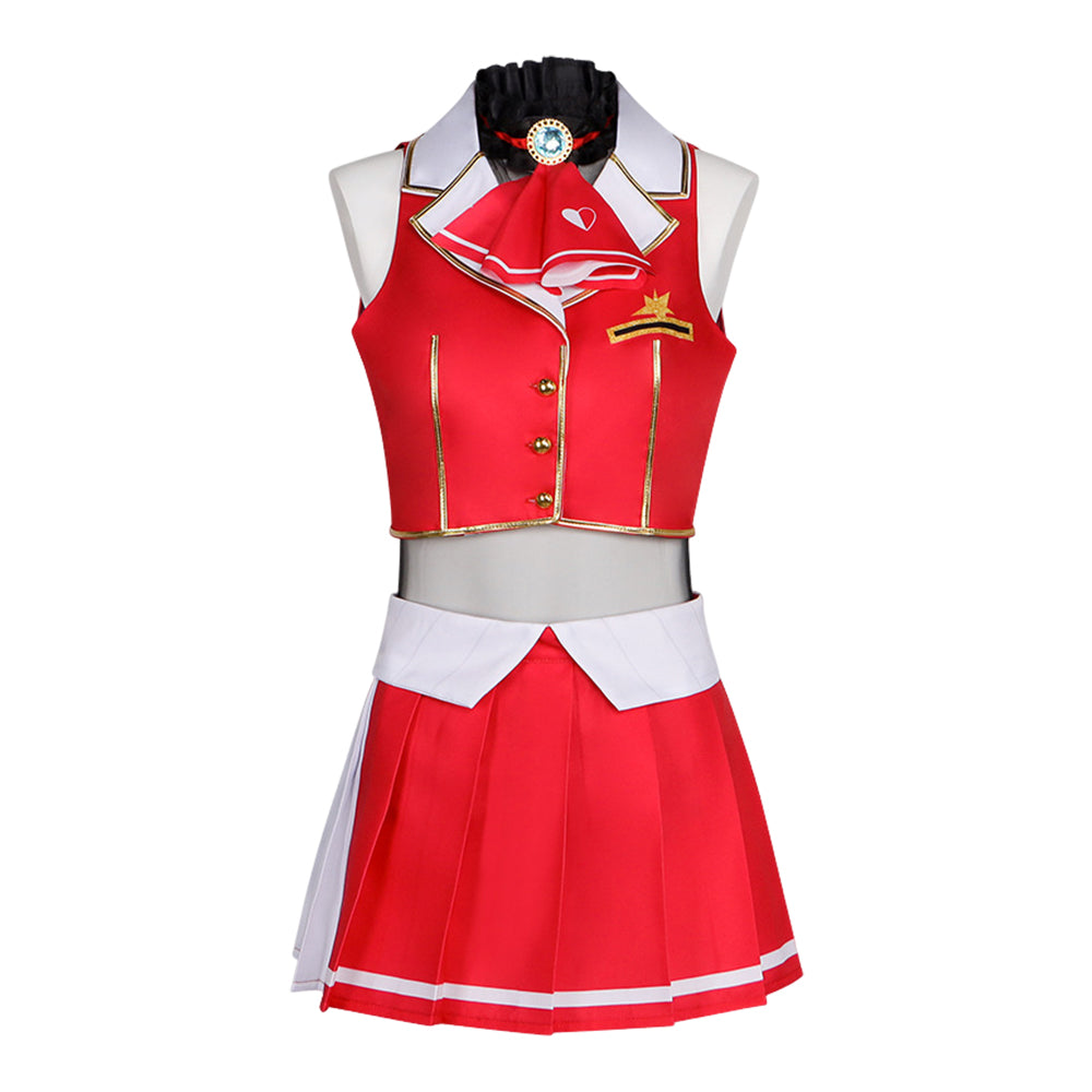 Houshou Marine rot Kostüm Set hololive Houshou Marine Cosplay Outfit