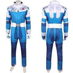 Human Torch Weiß Blau Kostüm The Fantastic Four: First Steps (2025) Sue Storm Astronaut Kostüm