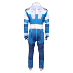 Human Torch Weiß Blau Kostüm The Fantastic Four: First Steps (2025) Sue Storm Astronaut Kostüm