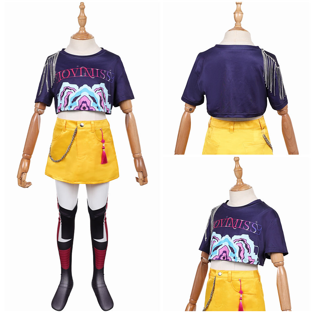 Huntrix Mira Kinder K-Pop: Demon Hunters Mira Cosplay Outfits