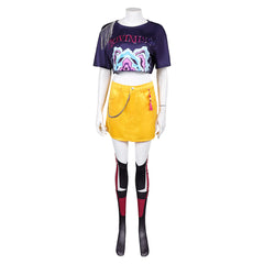 Huntrix Mira Kostüm Erwachsene Kpop Demon Hunters Mira Cosplay Outfits