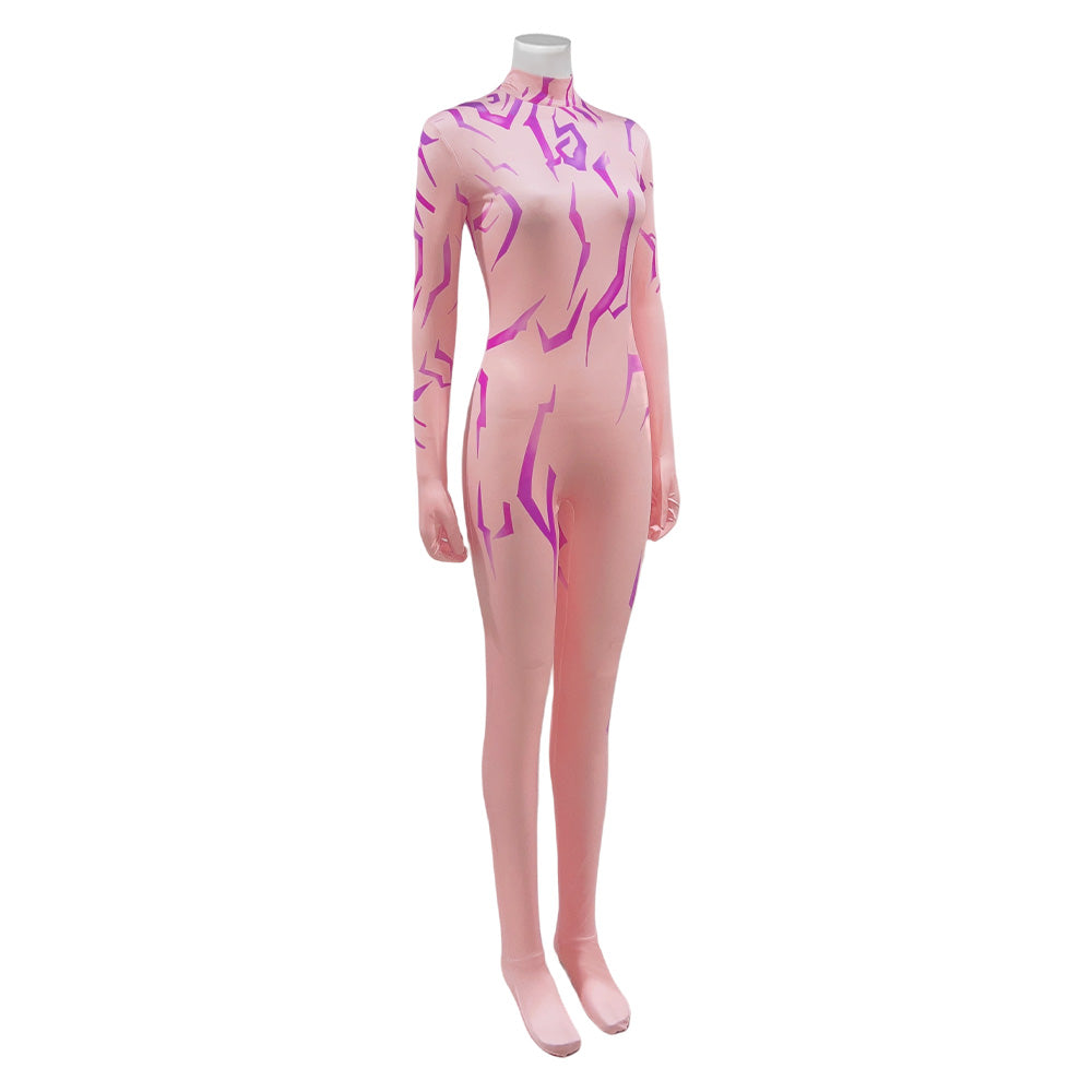 Huntrix Rumi gedruckt Jumpsuit Kpop Demon Hunters Rumi Cosplay Outfits