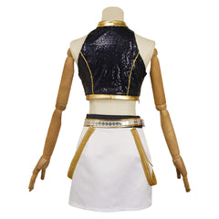 Huntrix Zoey Golden schwarz Kostüm Kpop Demon Hunters Mira Cosplay Outfits