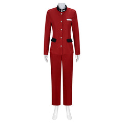 Ima Tsukumo rot Anzug The Hundred Line Ima Cosplay Outfits