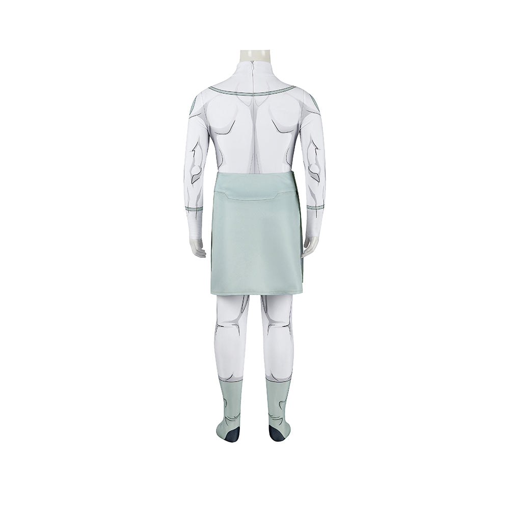 Invincible 4 Kinder Junge Viltrumite grau Jumpsuit Cosplay Outfit