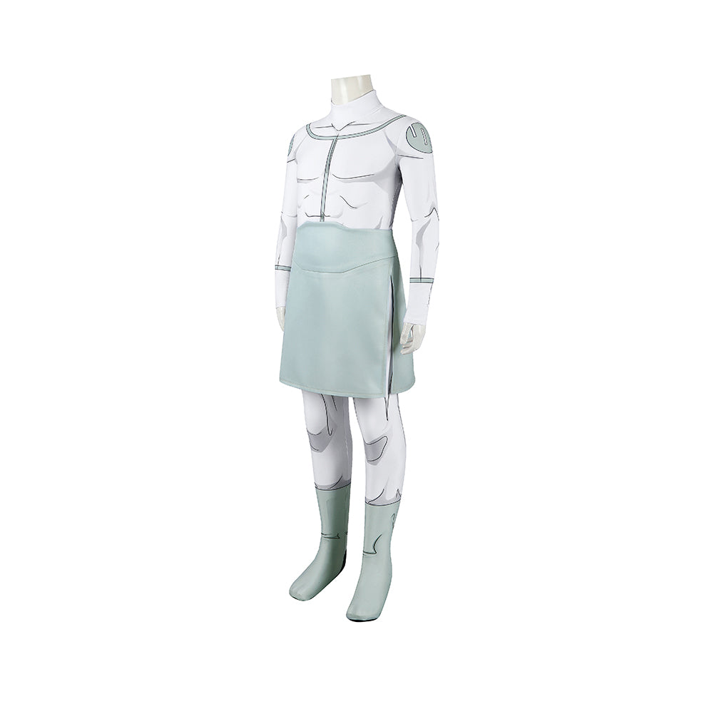 Invincible 4 Kinder Junge Viltrumite grau Jumpsuit Cosplay Outfit