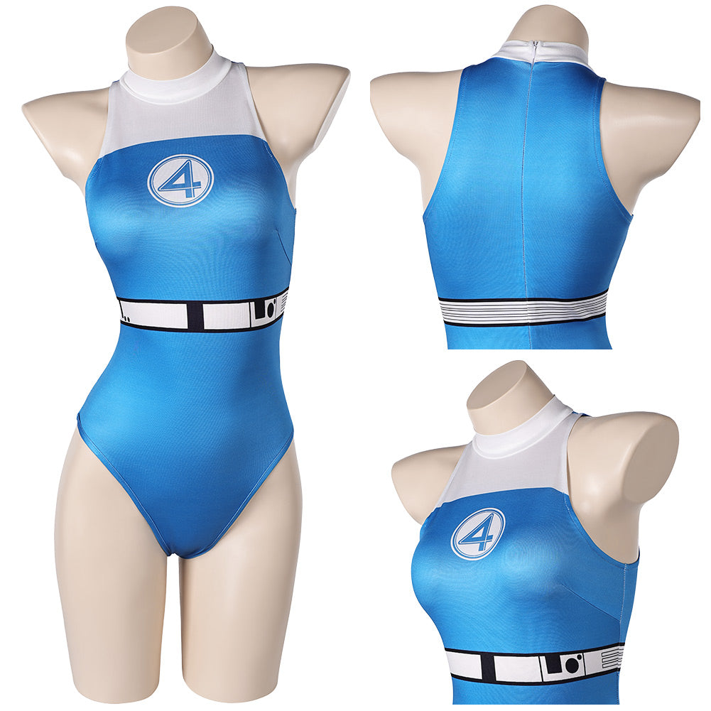 Invisible Woman Sue Storm Jumpsuit The Fantastic Four: First Steps (2025) Cosplay Outfits   