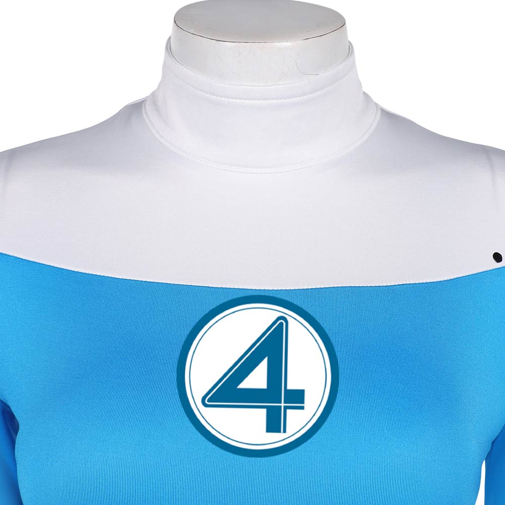 Invisible Woman Sue Storm Jumpsuit The Fantastic Four: First Steps Cosplay Outfits