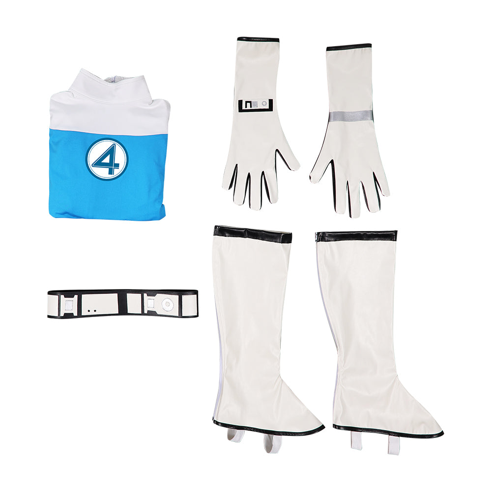 Invisible Woman Sue Storm Jumpsuit The Fantastic Four: First Steps Cosplay Outfits