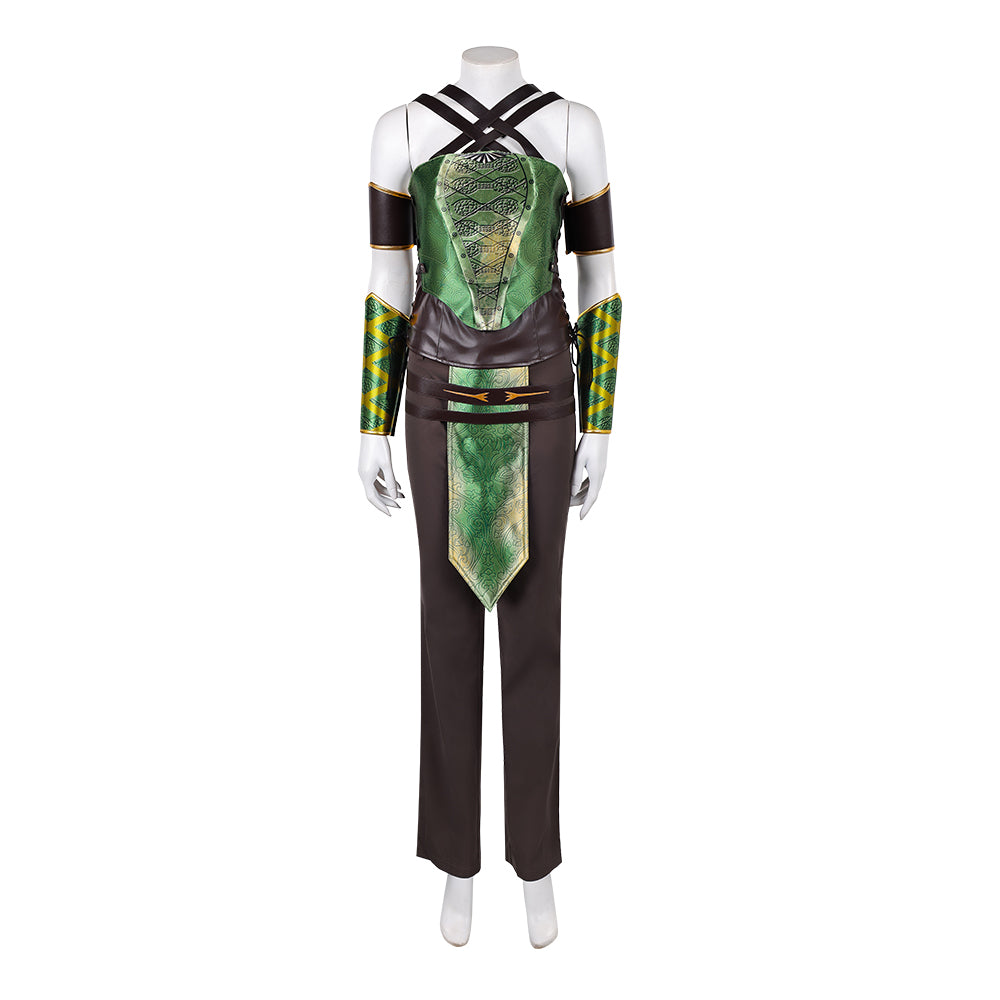 Jade Kostüm Set Mortal Kombat 2 Jade Cosplay Outfit