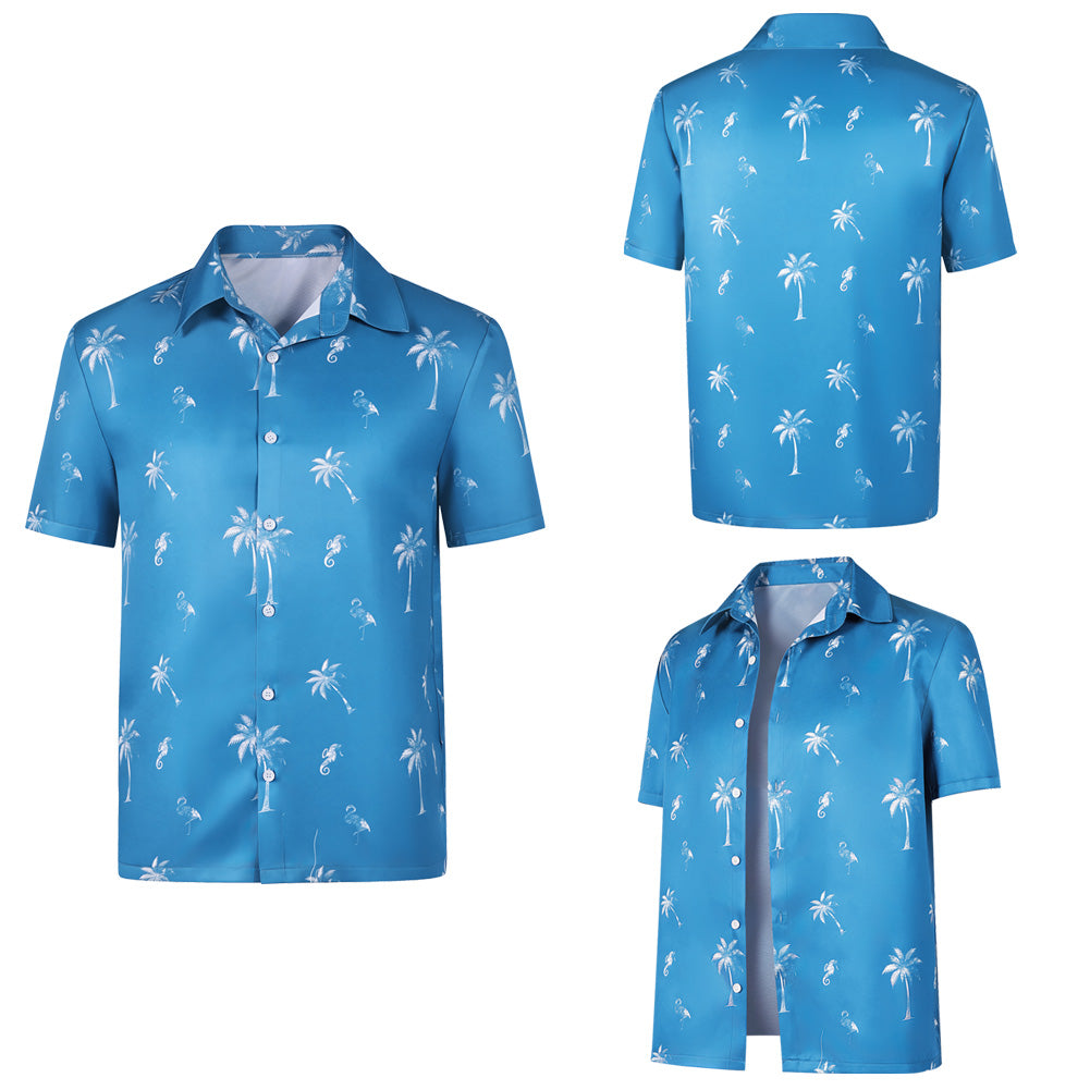 Jason Duval blau Shirt GTA 6 Jason Cosplay Outfit