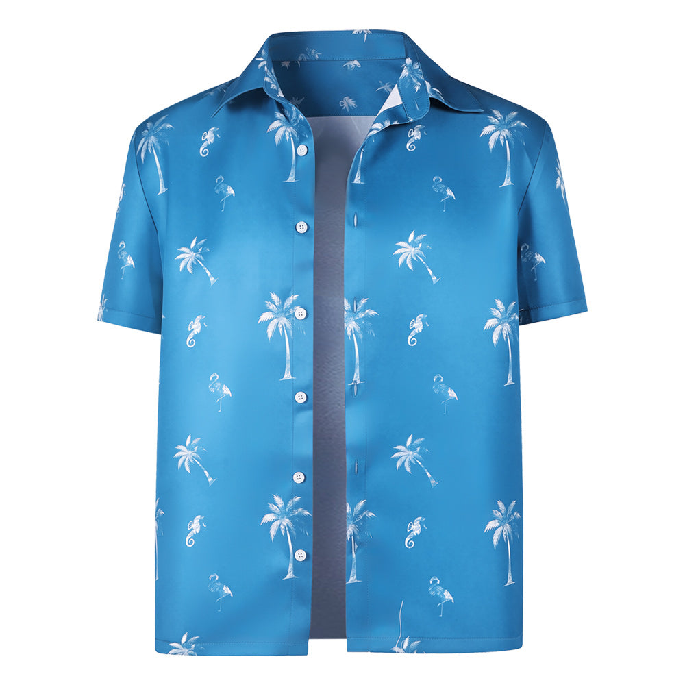 Jason Duval blau Shirt GTA 6 Jason Cosplay Outfit
