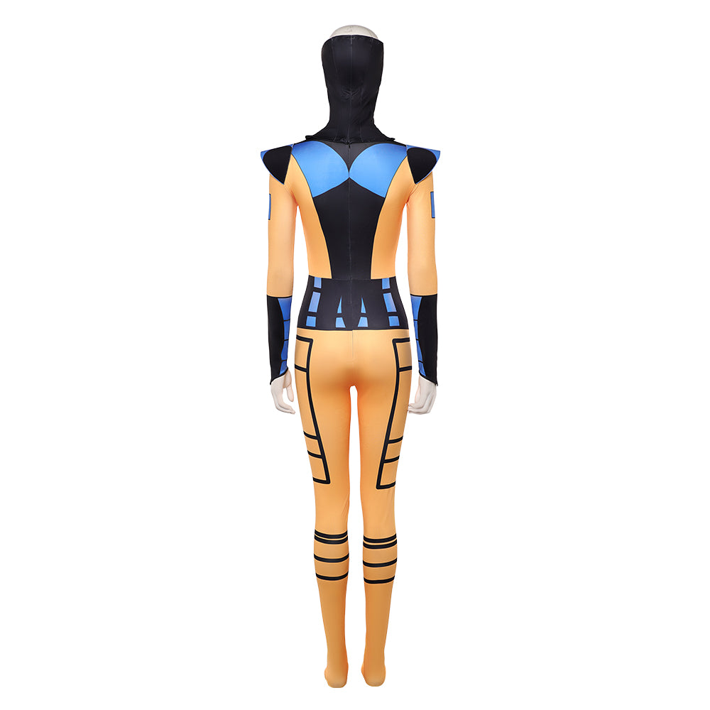 Jean Grey gelb Jumpsuit X-Men '97 Jean Cosplay Kostüm