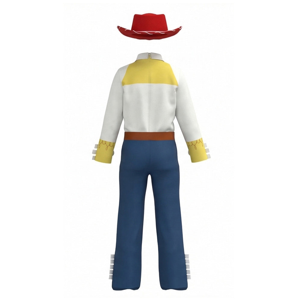 Jessie gelb blau weiß Kinder Kostüm Set Toy Story Jessie Cosplay Outfit