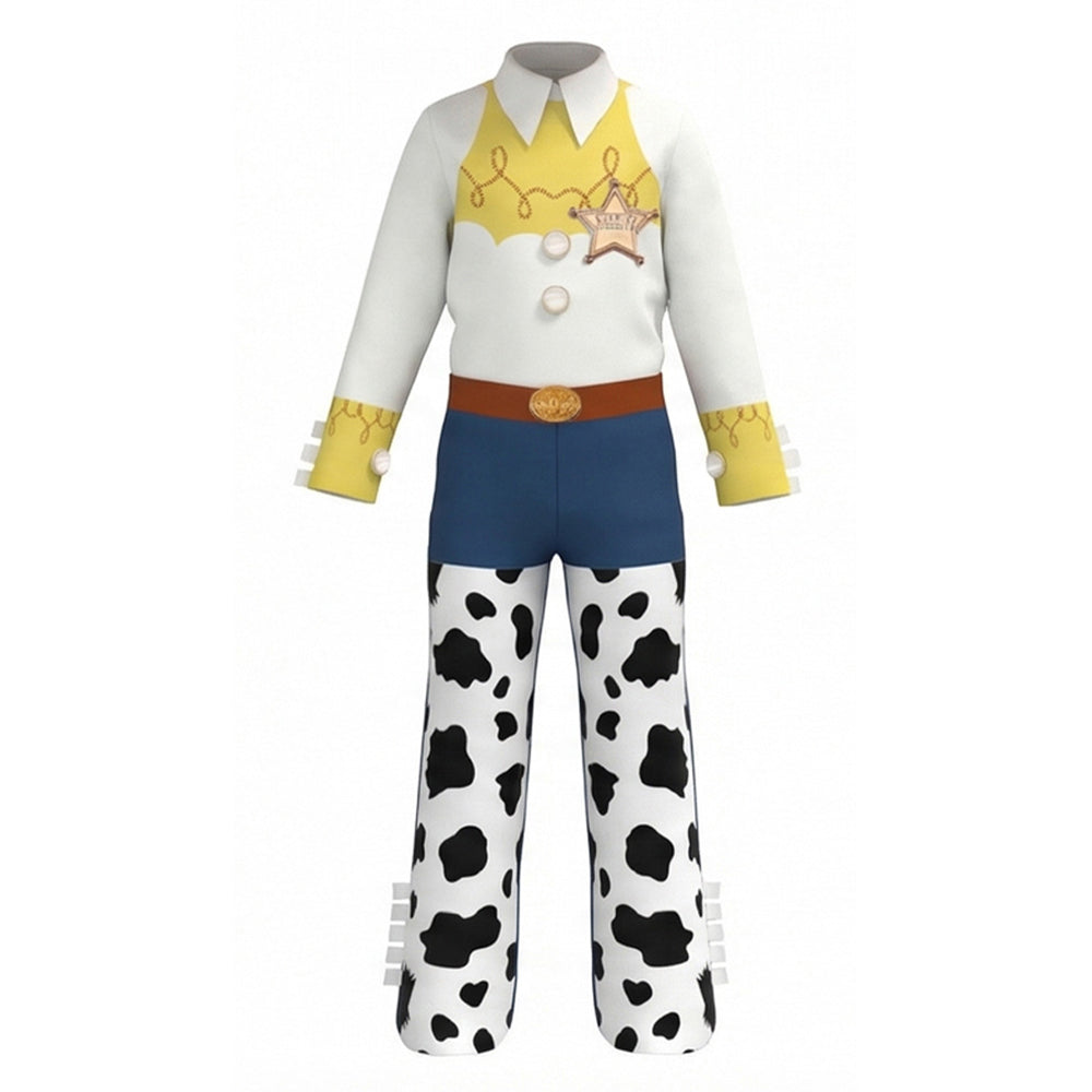 Jessie gelb blau weiß Kinder Kostüm Set Toy Story Jessie Cosplay Outfit