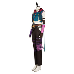 Jinx blau Kostüm Set Arcane: League of Legends(2024) Jinx Cosplay Outfits