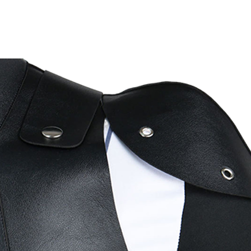 Jirou Azuma schwarz Kostüm Set Black Torch Jirou Azuma  Cosplay Outfit