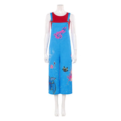 Jo blau Kostüm Set Forgotten Island 2026 Jo Cosplay Outfit
