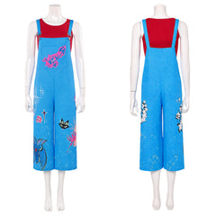 Jo blau Kostüm Set Forgotten Island 2026 Jo Cosplay Outfit