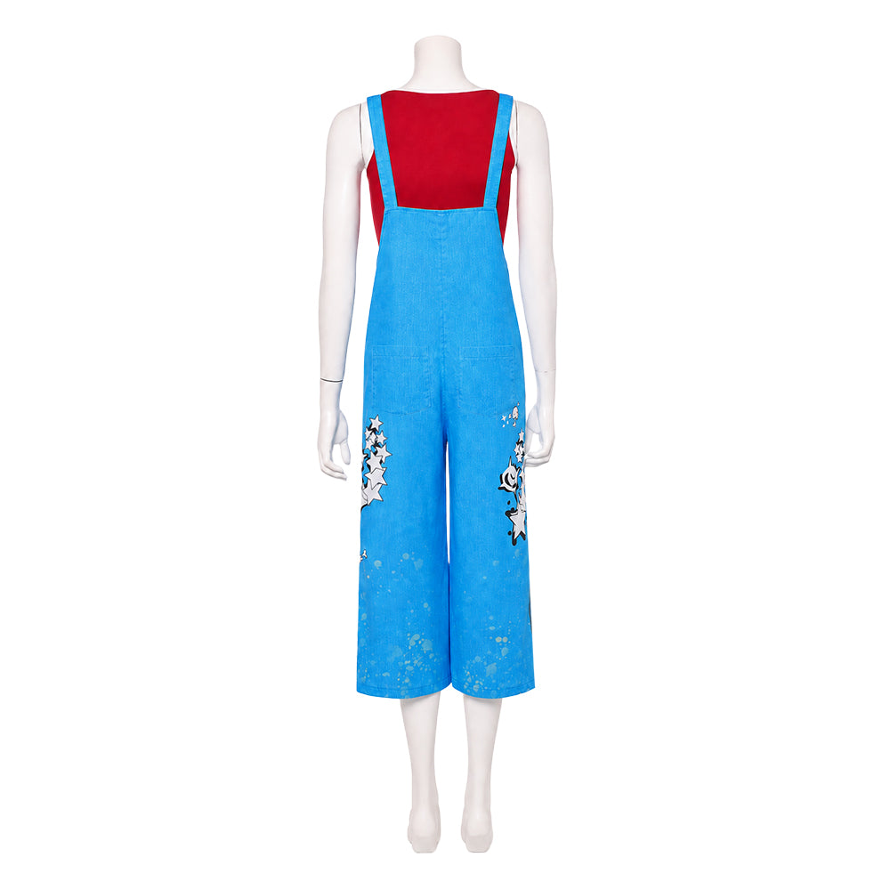 Jo blau Kostüm Set Forgotten Island 2026 Jo Cosplay Outfit