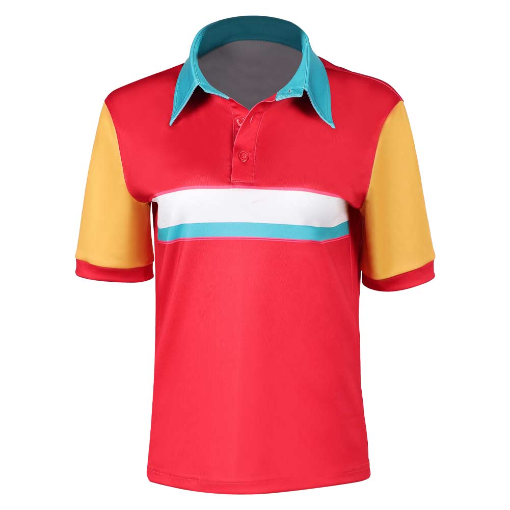 Jo rot Shirt Forgotten Island 2026 Jo Cosplay Kostüm