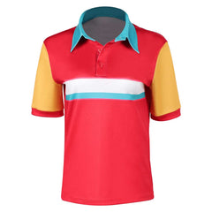 Jo rot Shirt Forgotten Island 2026 Jo Cosplay Kostüm