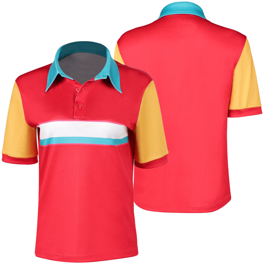 Jo rot Shirt Forgotten Island 2026 Jo Cosplay Kostüm