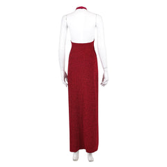 John Wick Ballerina 2025 Eve Macarro rot Kleid Cosplay Outfits